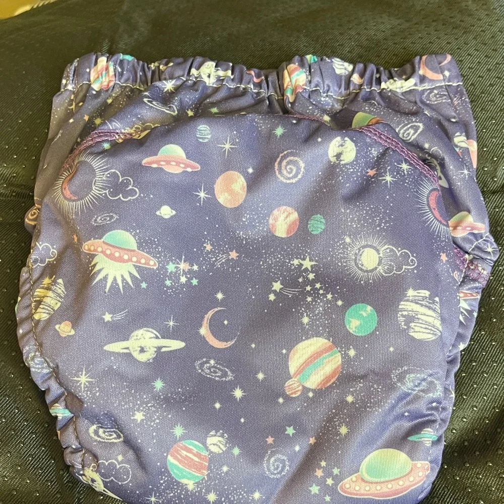 NWOT Space-Themed Kids Diaper Cover